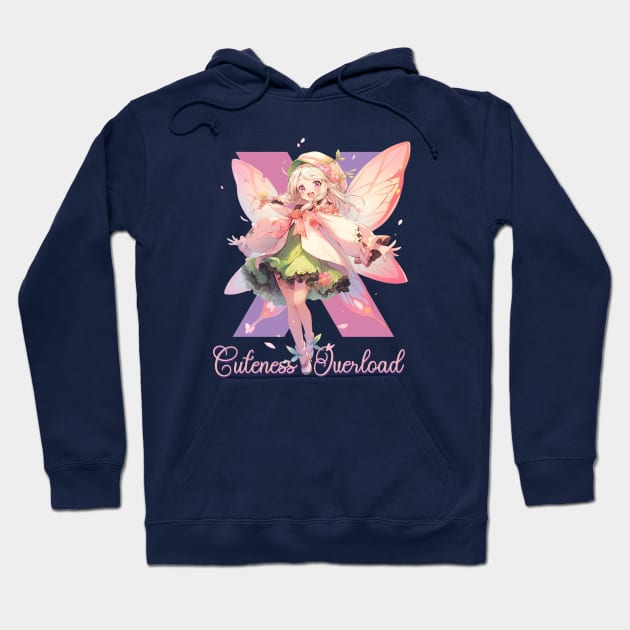 Cuteness Overload Fairy Girl Hoodie by PlayfulPandaDesigns